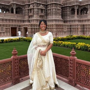 Gold Lehenga with Accessories